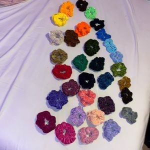 velvet scrunchies